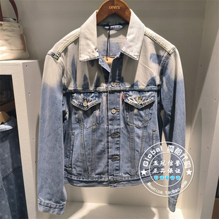 正品levis李维斯 25春 男士做旧拼接色牛仔夹克外套 003MH-0003