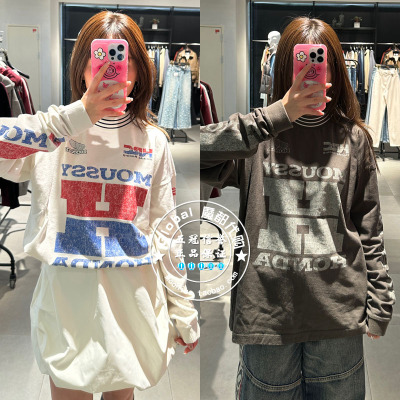 合作款棉女日系长袖卫衣女