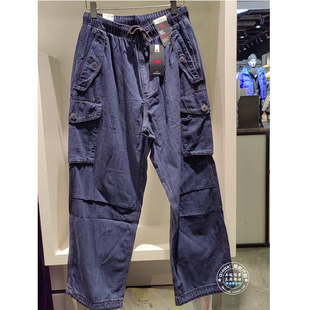 正品levis李维斯 26早春 男士深蓝色低腰工装休闲裤 003KO-0011