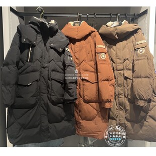特价 MOUSSY国内代购 25秋冬 连帽长款羽绒服外套 028IAB30-1116