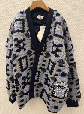 INITIAL国内代购 25冬 女V领钩花针织外套25WYNFPCXX267不退换