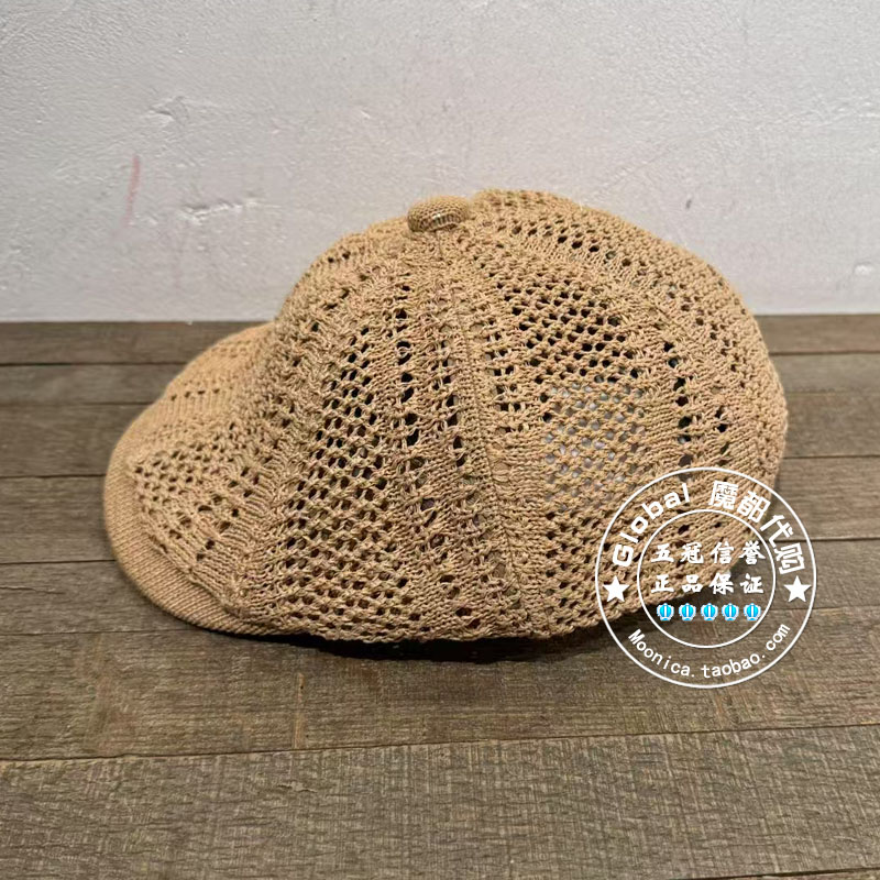 INITIAL国内代购 25夏 女日系镂空百搭画报帽25UH7FMCXX114不退换