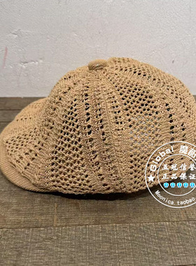 INITIAL国内代购 25夏 女日系镂空百搭画报帽25UH7FMCXX114换