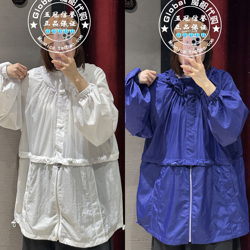 中长款风衣外套MOUSSY长袖可拆卸