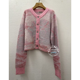 25WYTFMCXX249不退换 百搭针织开衫 INITIAL国内代购 25冬女圆领时尚