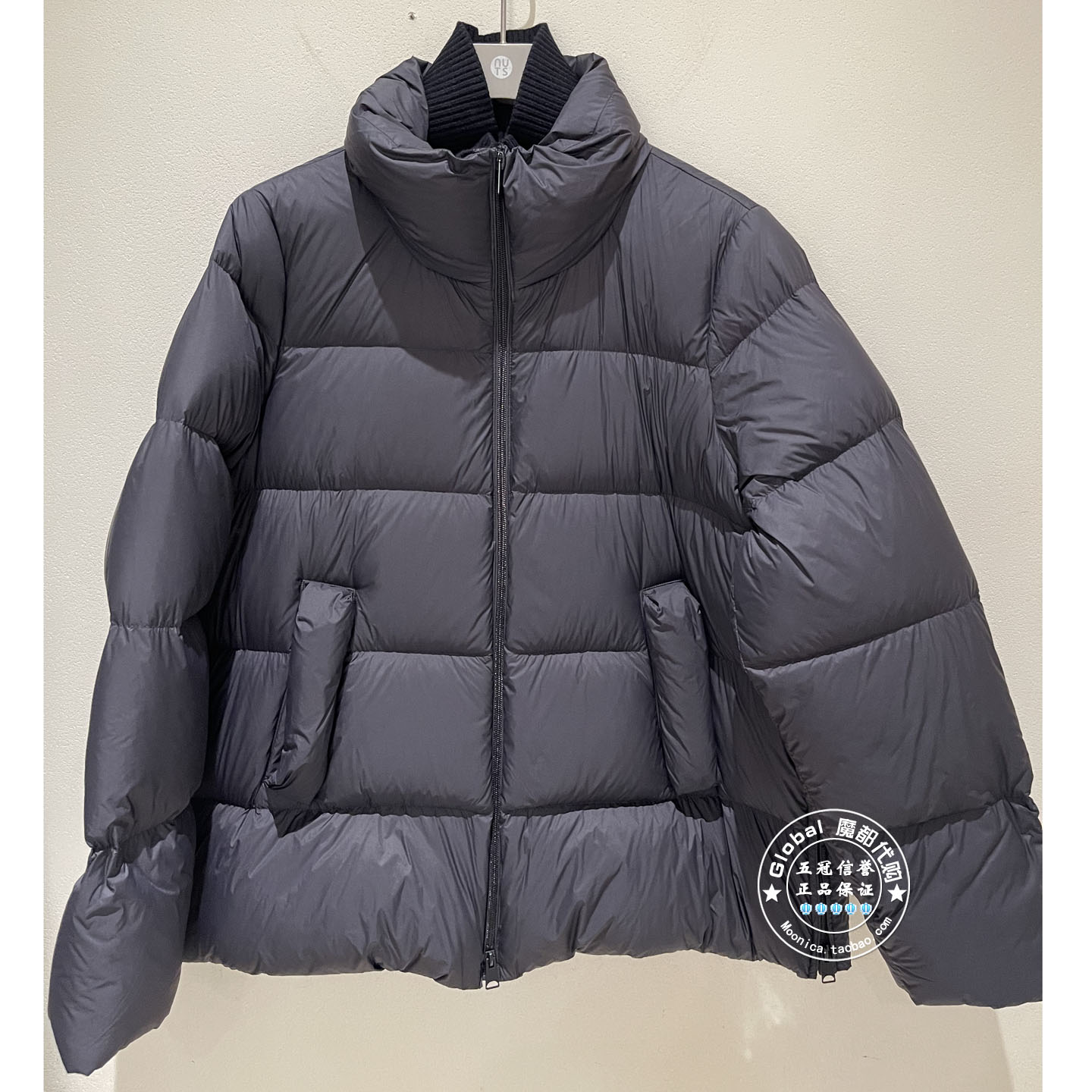 NUTS女装国内代购 25冬 纯色立领简约休闲百搭羽绒服6440938A1