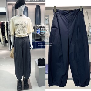 特价MOUSSY日系收脚宽松休闲裤子