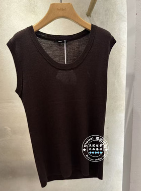 INITIAL国内代购 25冬 女圆领简约百搭背心25FTVFMCVV918不退换