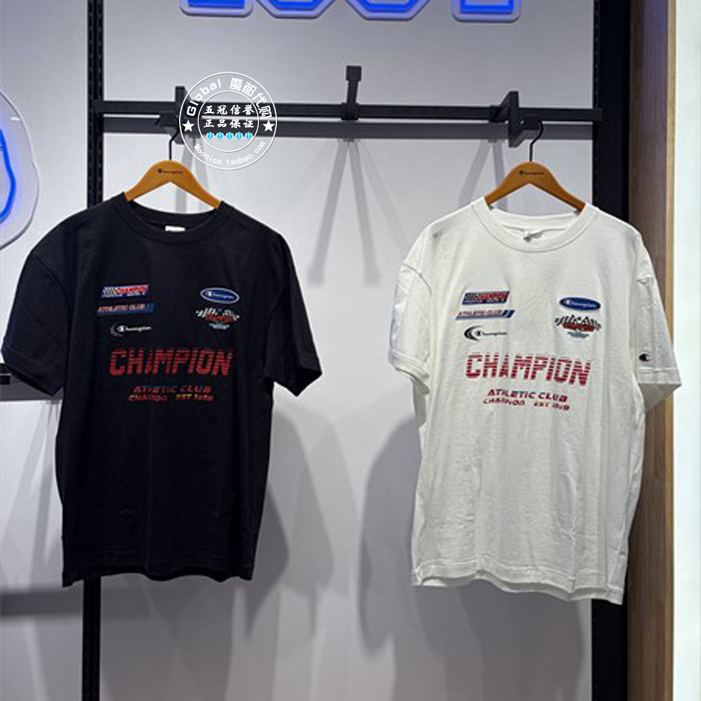 CHAMPION情侣百搭经典短袖T恤