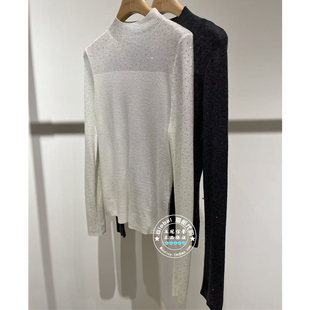 MOFAN/摩凡 国内代购 25秋冬 百搭圆领薄透长袖针织毛衫MBZ582214