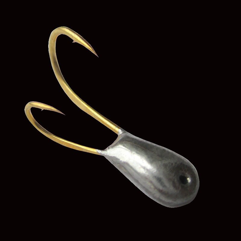 双钩朝天钩路亚鲤鱼钩铅头钩桥钓