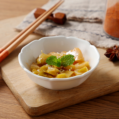 陶瓷花瓣圆碟工厂直销日式创意调料碟味碟蘸碟酒店KVT酱碟寿司碟