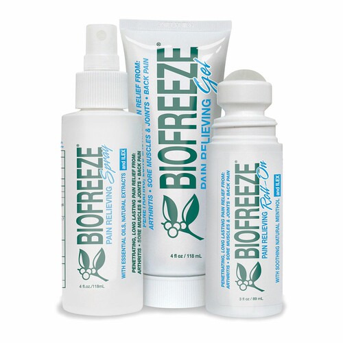 美国Biofreeze碧冰清凉凝胶冷冻灵缓解肌肉酸痛拉伤扭伤膏