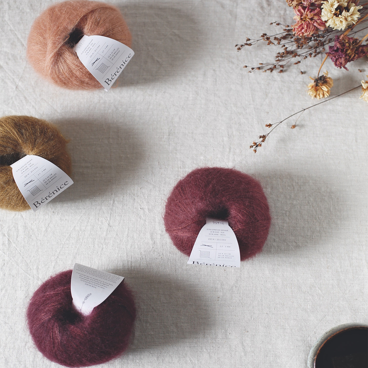 南法彩虹超幼真丝马海毛25g