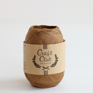 日本进口横田DARUMA和纸线CRAFT CLUB春夏钩编拉菲草线编织帽子包