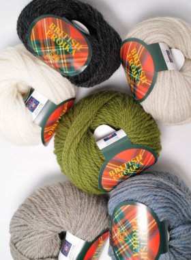 芭贝British Eroika艾罗依卡日本进口Puppy粗羊毛冬季围巾手编50g