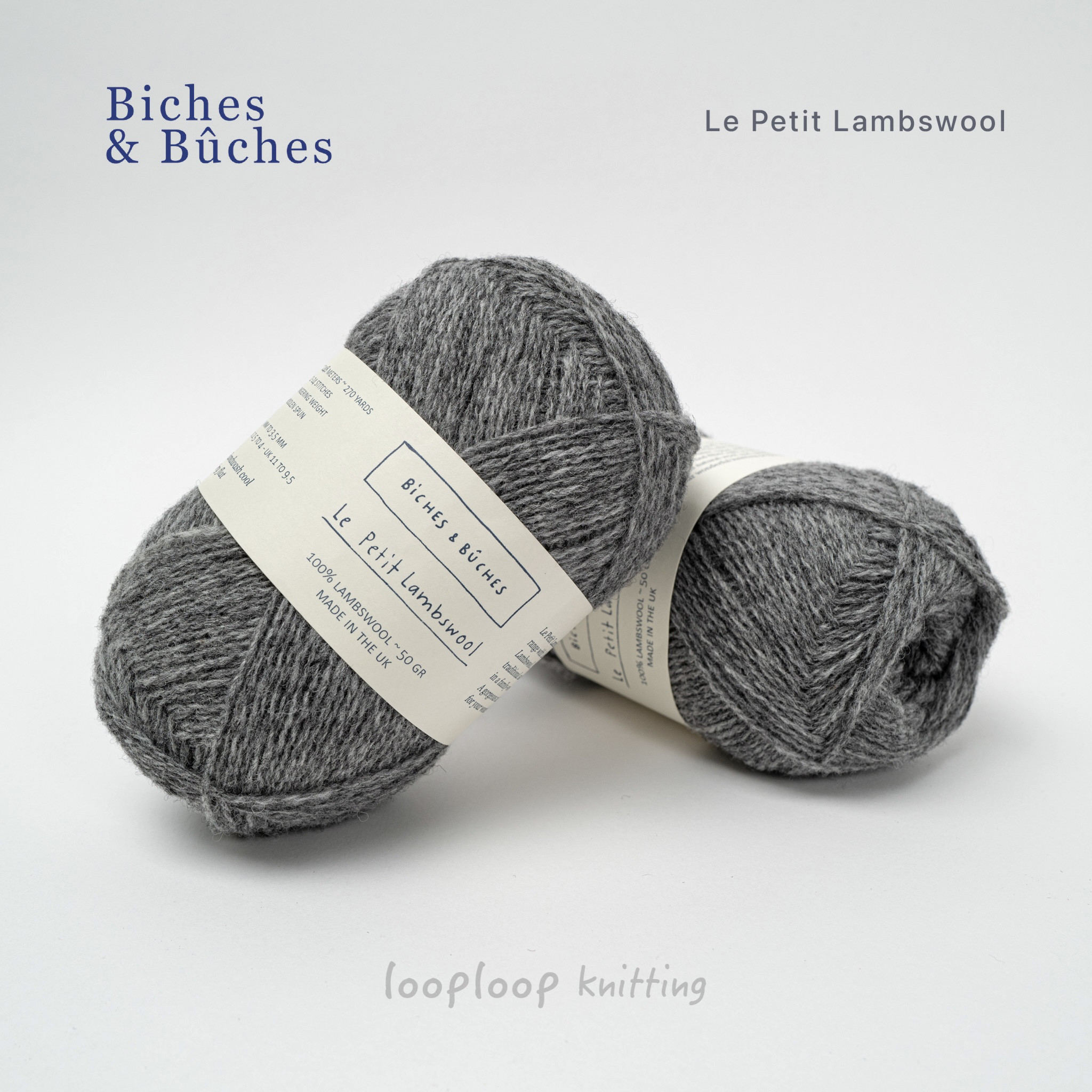 Le Petit Lambswool｜法国Biches&Buches进口中细羊羔毛秋冬线50g