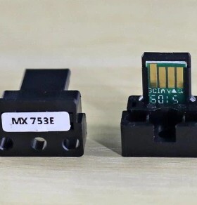 兼容适用夏普MX753 M753N M753U M623N M623U  粉盒计数芯片