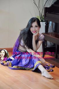 演出装 鸿舞衣印度舞蹈服装 三件套 练习装 订做