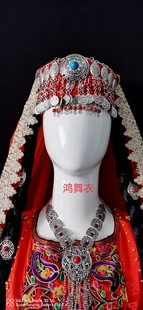 网红服装 旅拍服装 塔吉克帽子 塔吉克族服装