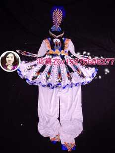 鸿舞衣维吾尔族舞蹈服装 专业订做