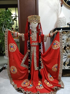 子手环头纱550 全套帽子黑辫子裙子裤 源头货全国爆款 塔吉克服装