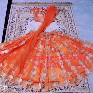 印度舞蹈服装 鸿舞衣舞蹈服装 订做