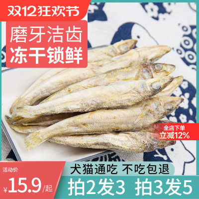 沙丁鱼多春鱼冻干猫零食营养磨牙