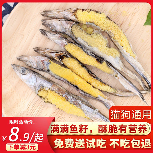 热销20W+多春鱼冻干猫零食小鱼干