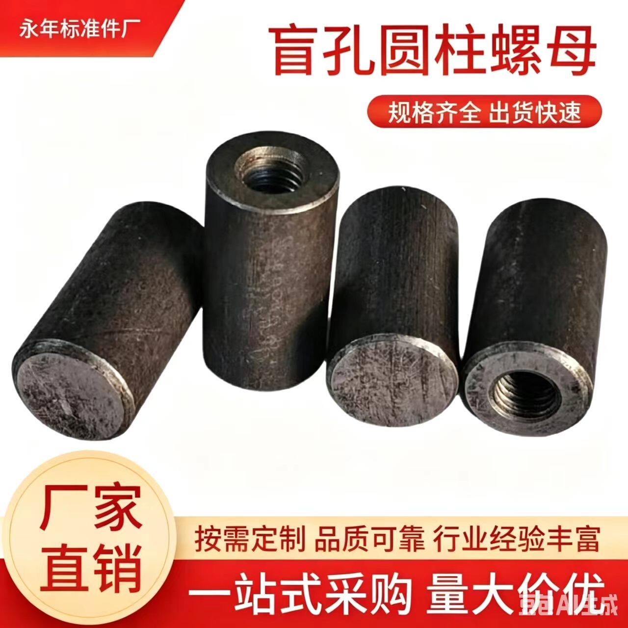 盲孔焊接螺母定制非标尺寸冷镦