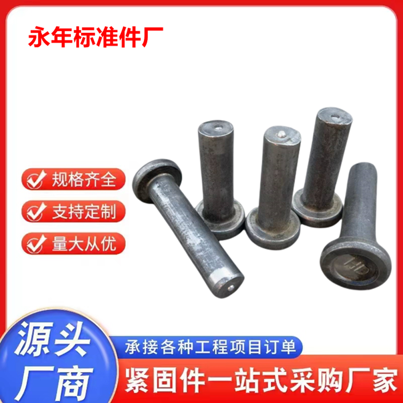厂家货源钢结构焊钉圆柱头剪力钉桥梁专用 瓷环栓钉 M13m16M19M20