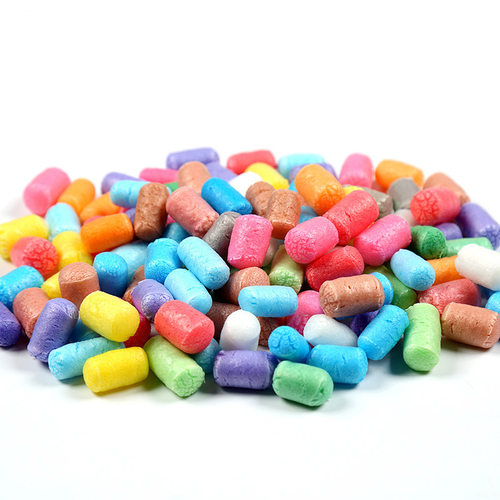 玉米粒魔法手工diy粘贴画材料彩色泡沫粒幼儿园儿童积木早教玩具