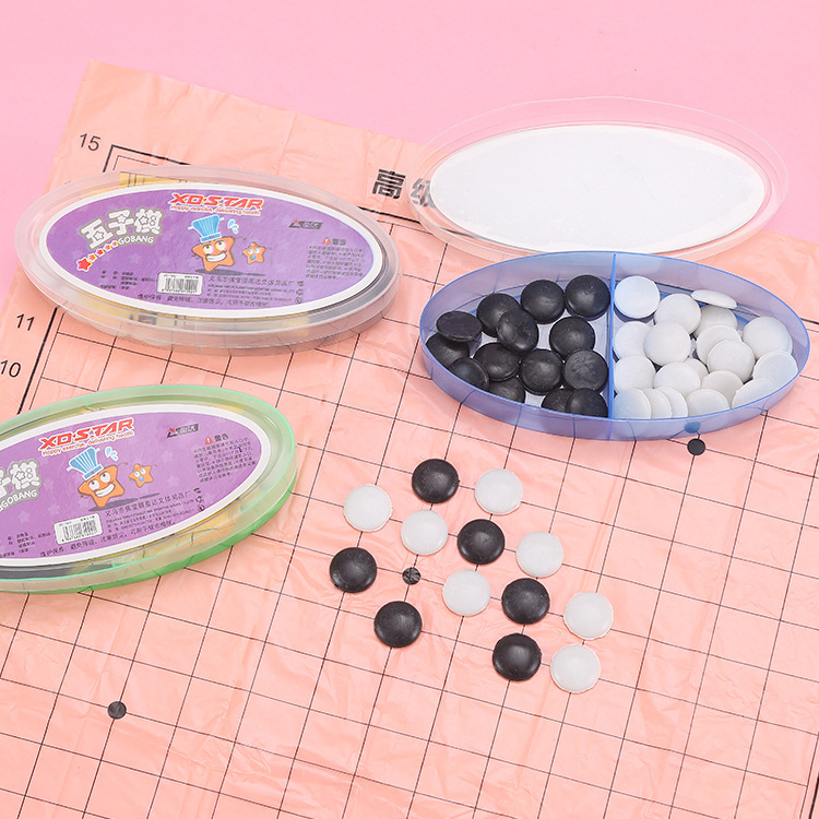 五子棋游戏棋塑料盒装儿
