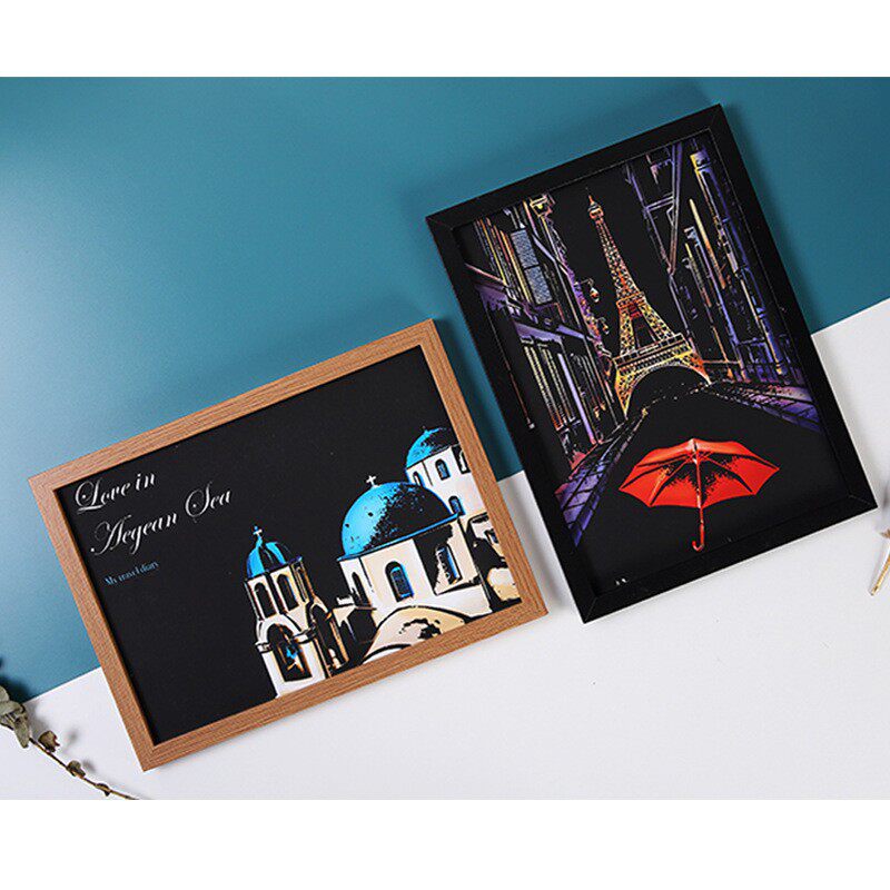 韩国城市夜景刮刮画专用