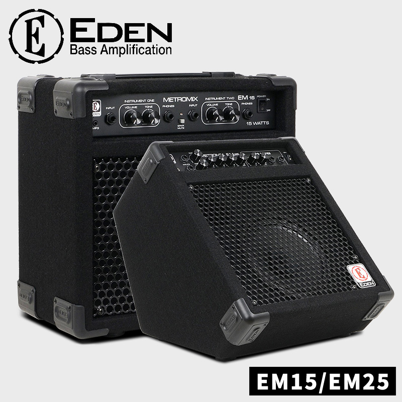 正品美国EDEN电贝斯贝司音箱EM15 EM25乐队排练电子鼓多功能音响