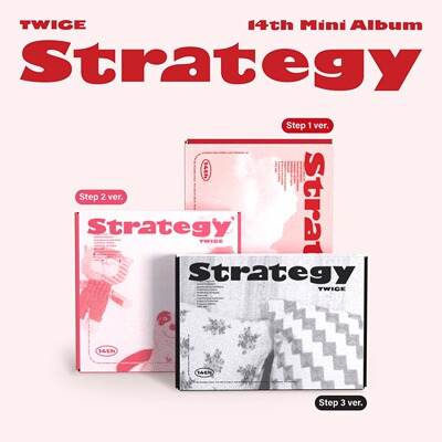 现货正版 TWICE STRATEGY 兔 mini14 迷你14官方周边海报小卡专辑