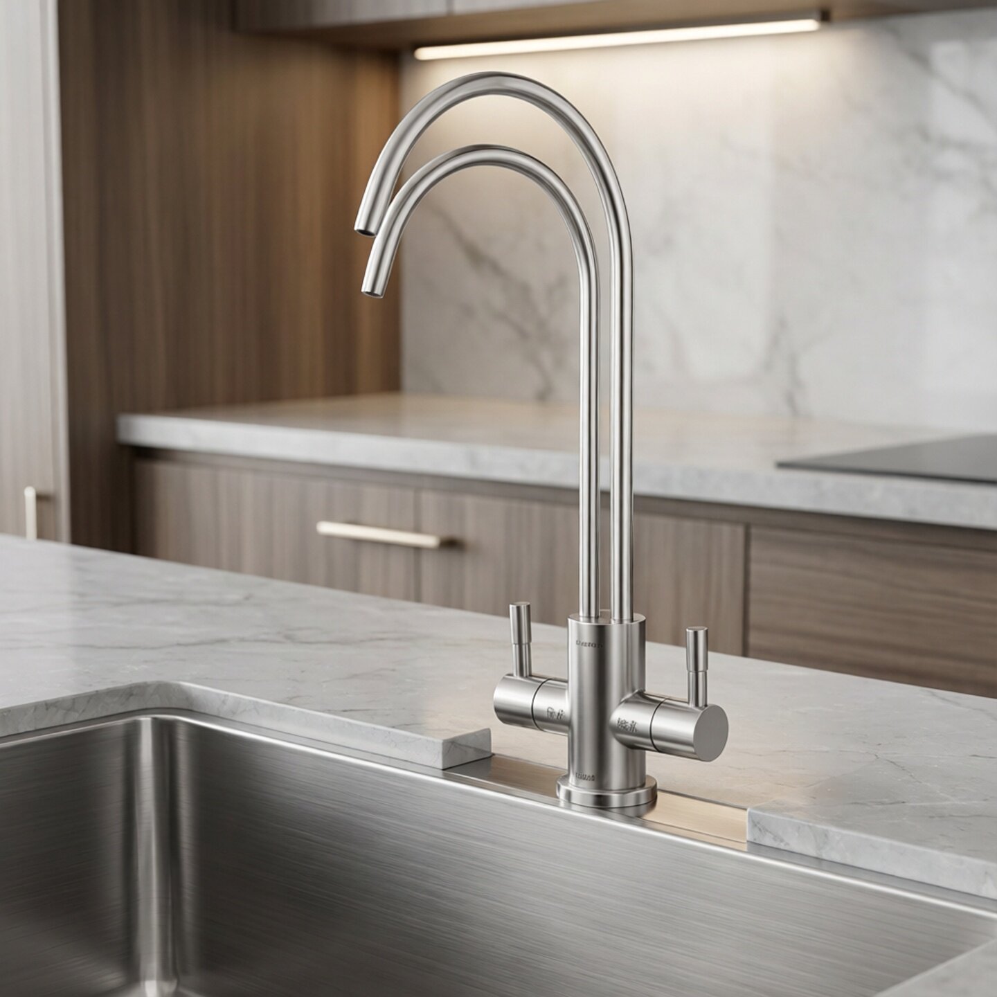 净水器双进双出水龙头2分双水厨房净水器配件出纯净水净水机配件