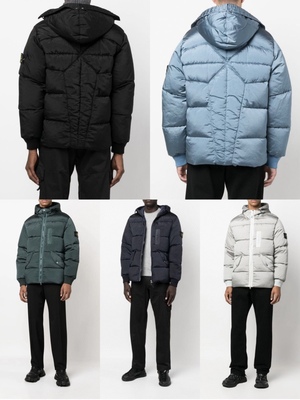 石 金属尼龙 户外机能防水防风 冬季保暖短款羽绒服