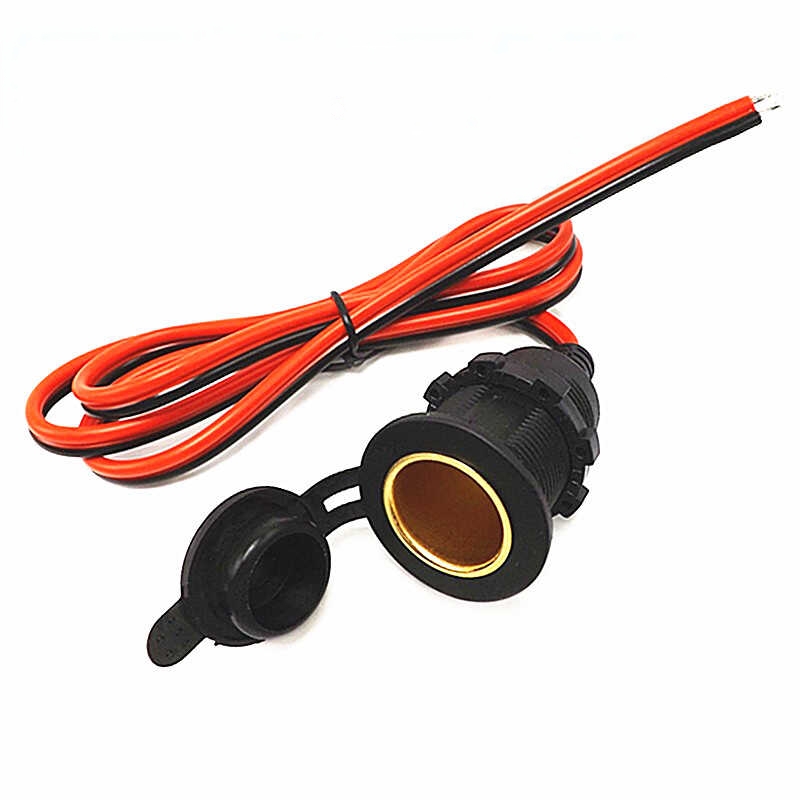 改装汽车载铜线12v点烟器母座