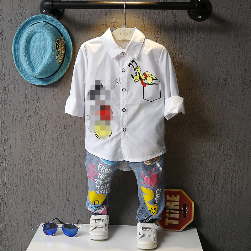 Chemise enfant à manche longue - Ref 2083439 Image 1