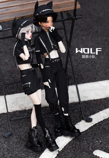 WGdoll bjd娃衣四分soom HUMAN计划冲锋衣WOLF狼崽小队4分cd2代男