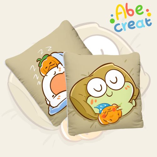 呱呱鹅宝睡大觉抱枕被必易文创