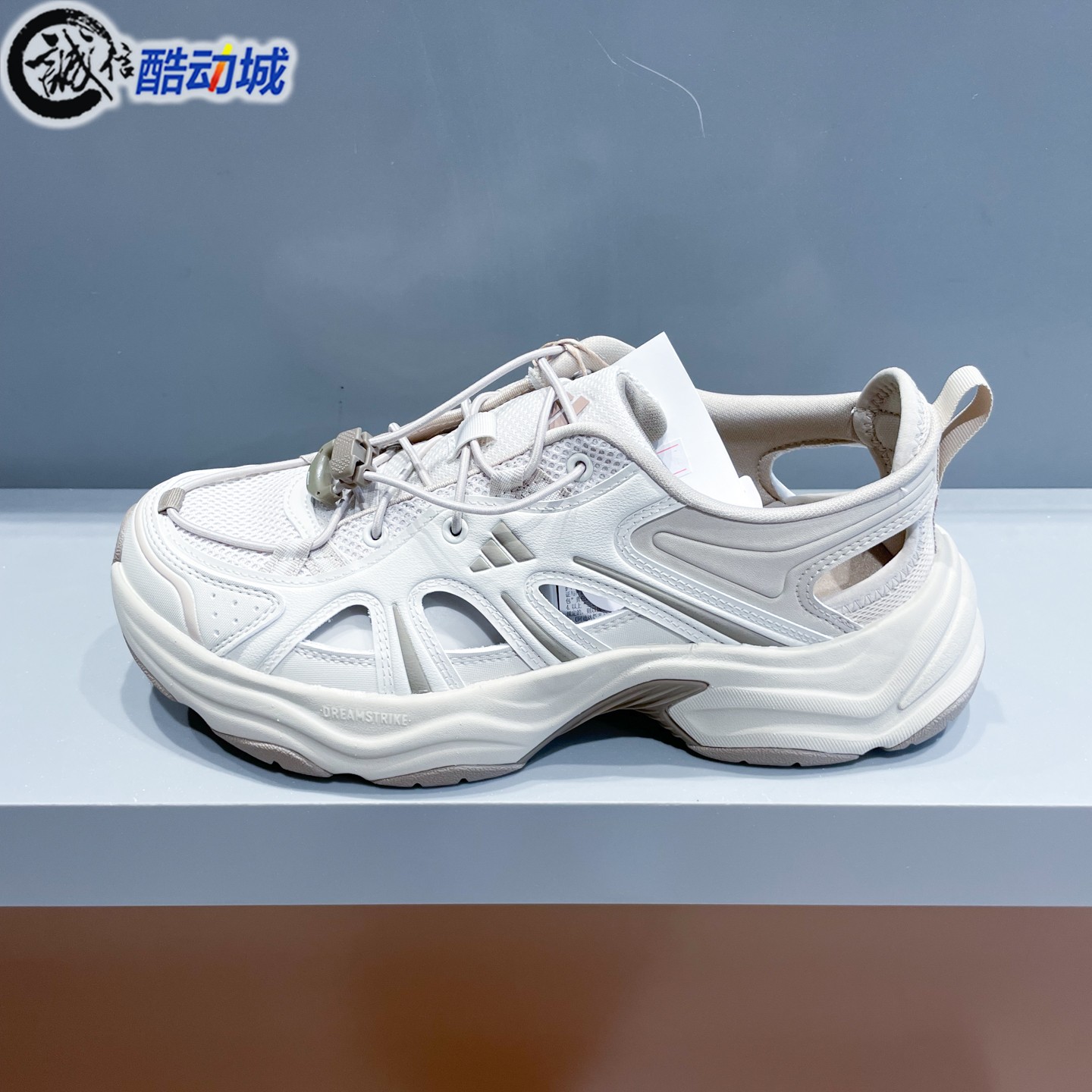 阿迪达斯2026夏新款男女鞋厚底休闲老爹凉鞋KH6917 LA1993 LA1995