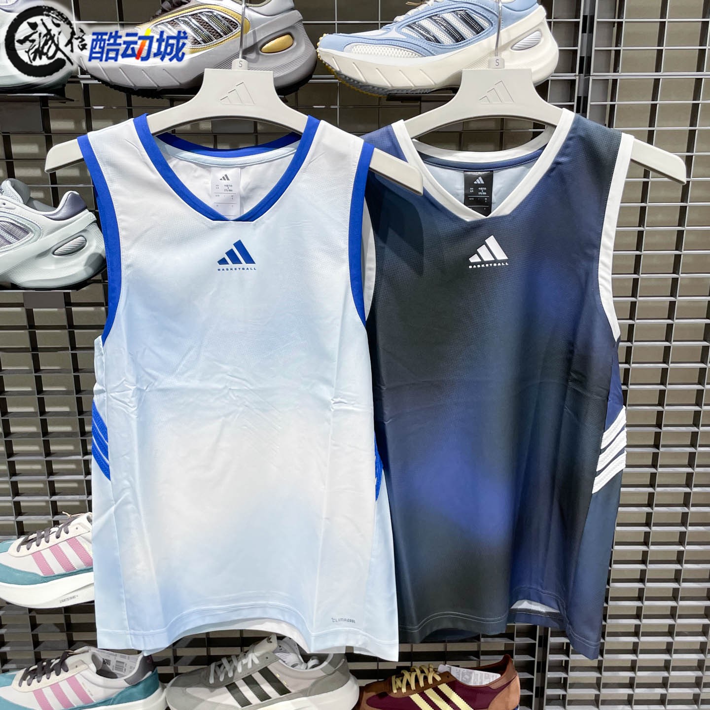阿迪达斯男装2026新款速干亲肤篮球运动无袖背心上衣LD2860LD2862