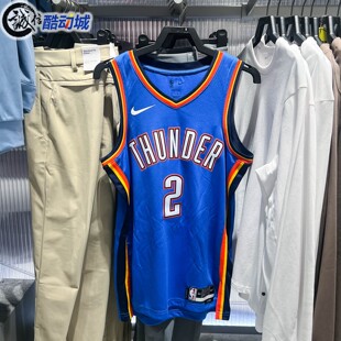 Nike耐克2026春季俄克拉荷马城雷霆队NBA男子速干球衣 DN2016-403