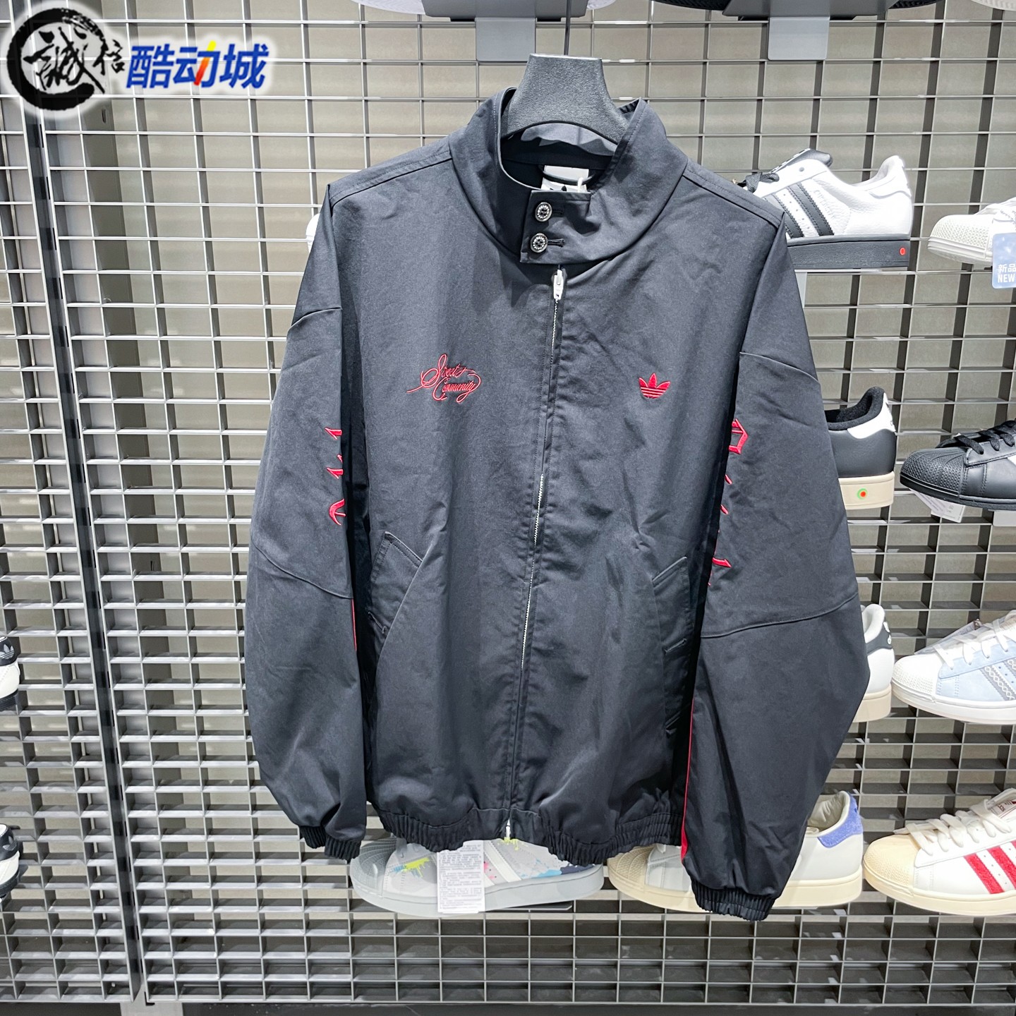 Adidas阿迪达斯男装2026秋新款OG JACKET运动立领夹克外套LD3790