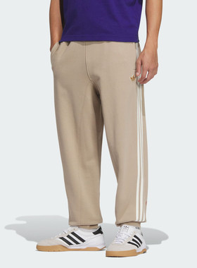 阿迪达斯三叶草男2025蛇年款针织束脚运动休闲长裤 JL8377 JL8376