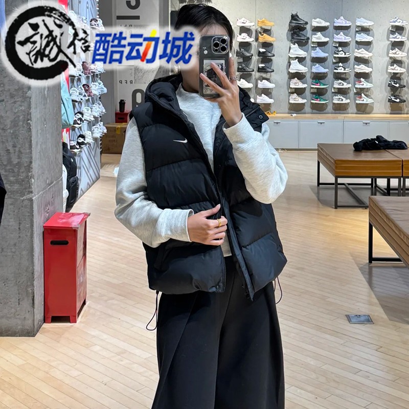 耐克女子保暖羽绒马甲