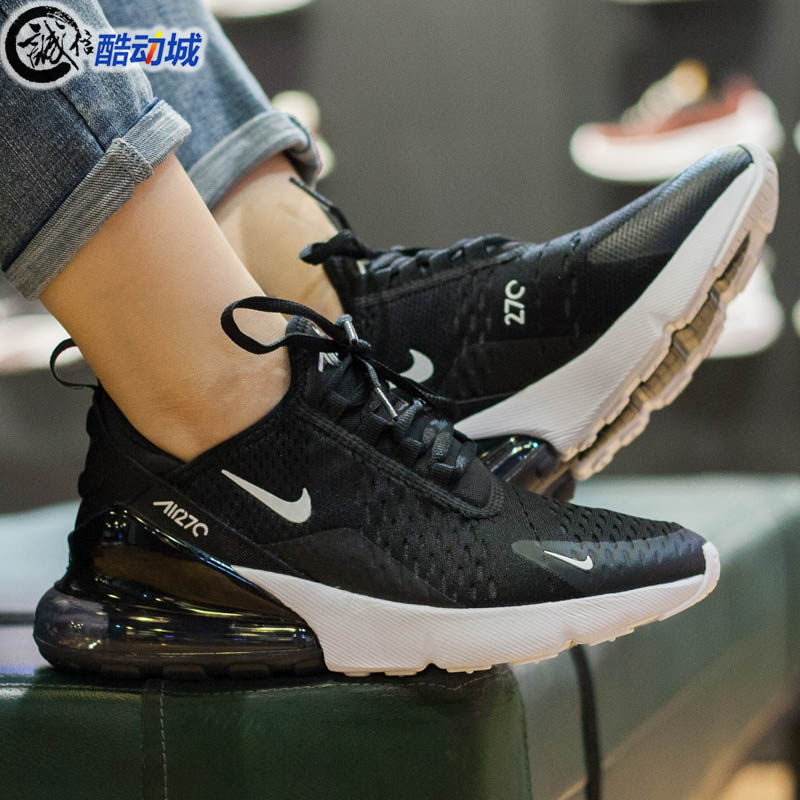 耐克女鞋NIKE AIR MAX 270透气运动缓震气垫跑步鞋AH6789-001-601