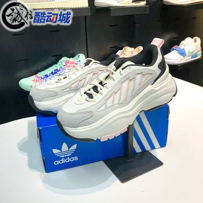 Adidas阿迪达斯女OZGAIA经典厚底显高运动老爹鞋运动休闲鞋IH3397